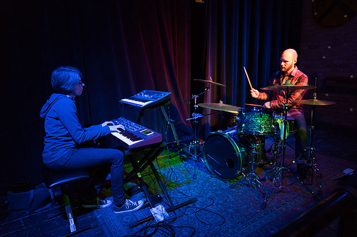The Decayed Realms performing live at the Depot Coffee House